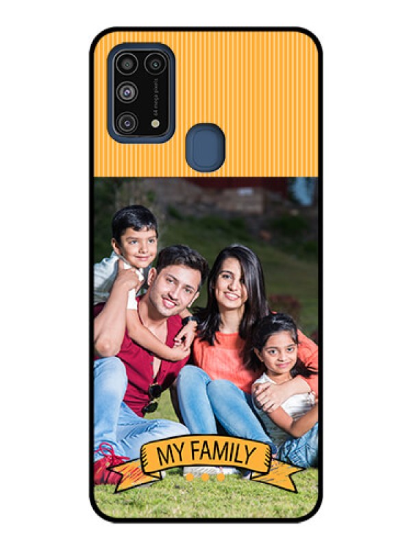 Custom Galaxy M31 Custom Glass Phone Case  - My Family Design