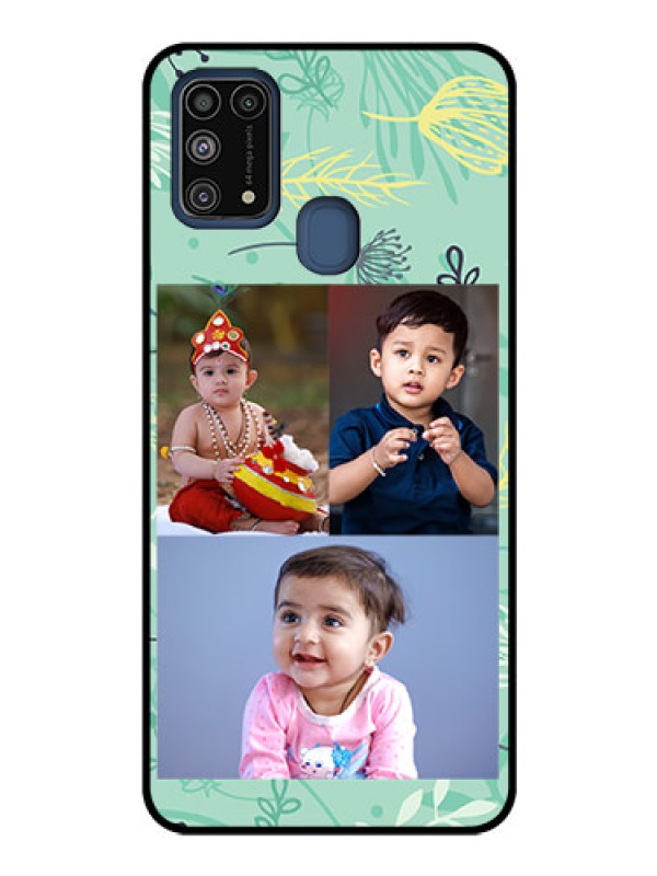 Custom Galaxy M31 Photo Printing on Glass Case  - Forever Family Design 