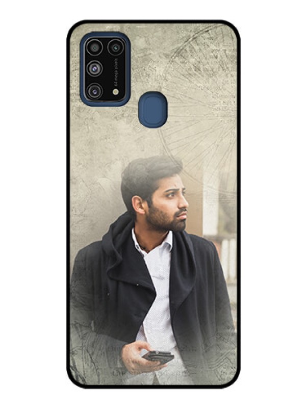 Custom Galaxy M31 Custom Glass Phone Case  - with vintage design