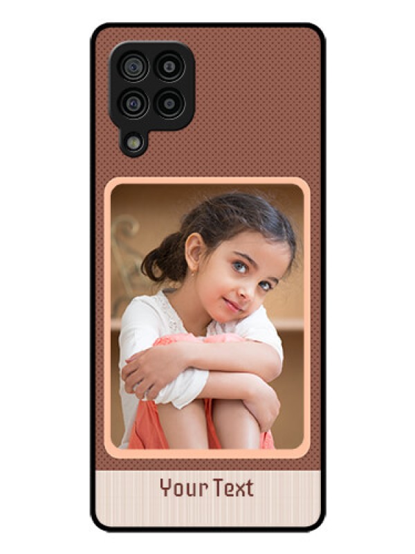 Custom Galaxy M32 4G Prime Edition Custom Glass Phone Case - Simple Pic Upload Design
