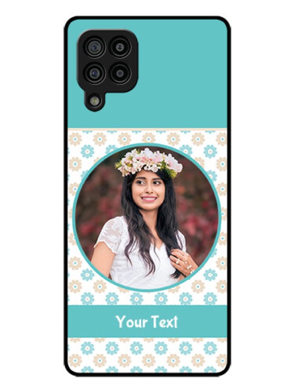Custom Galaxy M32 4G Prime Edition Custom Glass Mobile Case - Beautiful Flowers Design
