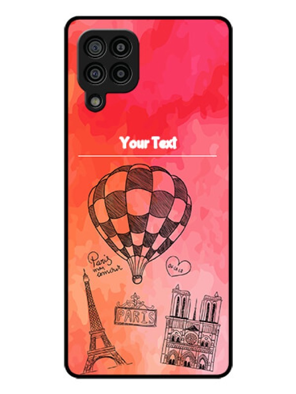 Custom Galaxy M32 4G Prime Edition Custom Glass Phone Case - Paris Theme Design