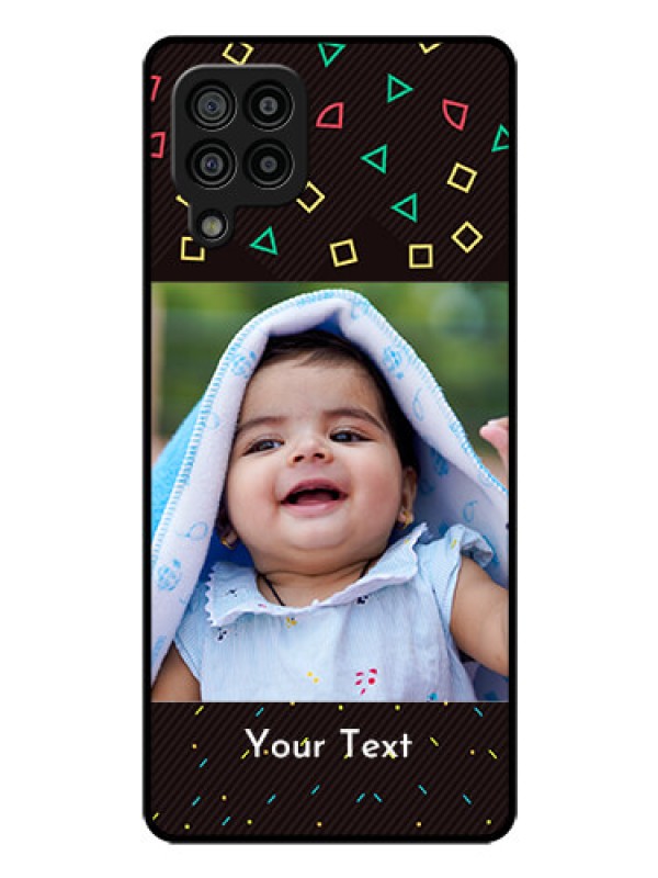 Custom Galaxy M32 4G Prime Edition Custom Glass Phone Case - with confetti birthday design