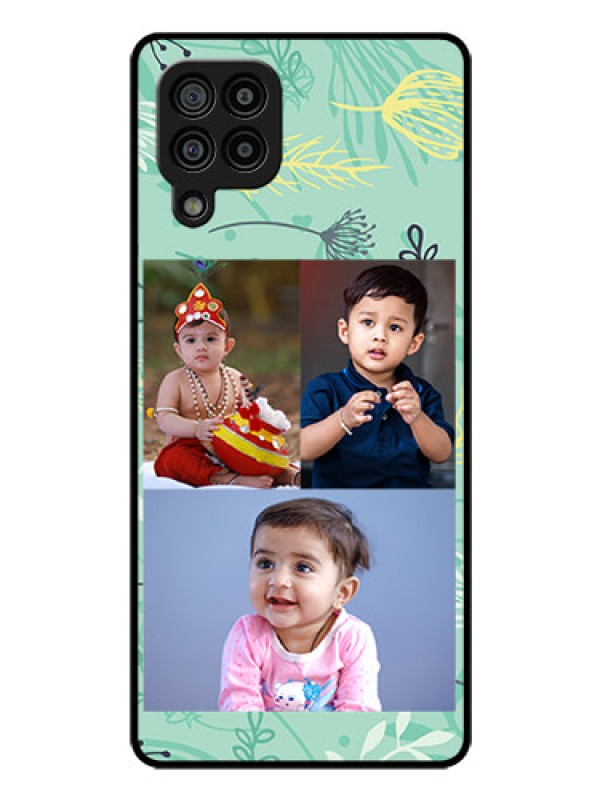 Custom Galaxy M32 4G Prime Edition Photo Printing on Glass Case - Forever Family Design