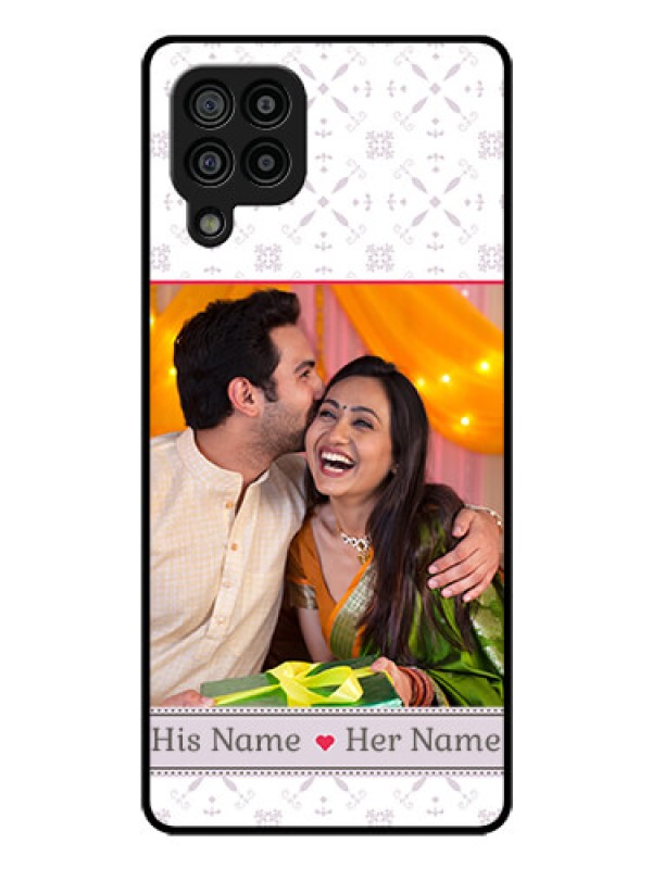 Custom Galaxy M32 4G Prime Edition Custom Glass Mobile Case - with Photo and Ethnic Design