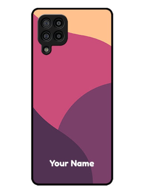Custom Galaxy M32 4G Prime Edition Custom Glass Phone Case - Mixed Multi-colour abstract art Design