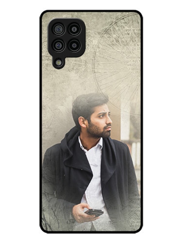 Custom Galaxy M32 4G Custom Glass Phone Case  - with vintage design