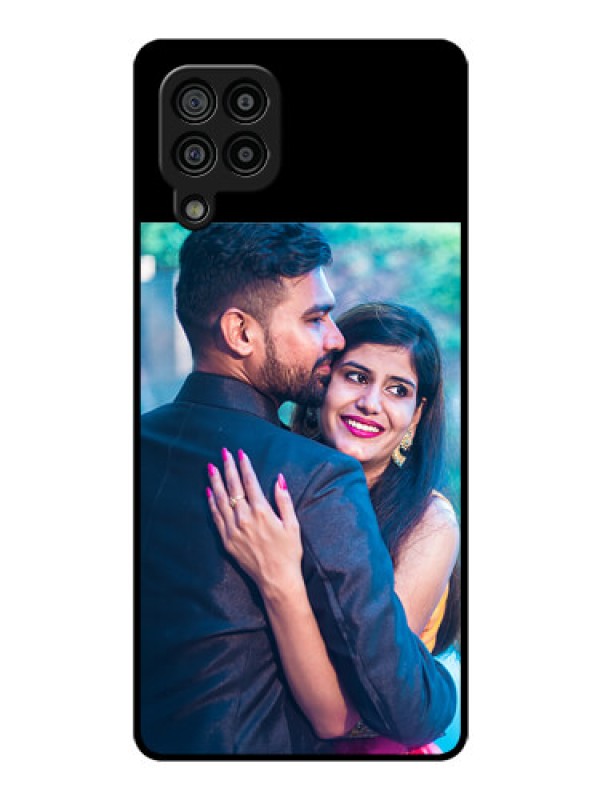Custom Galaxy M32 4G Custom Glass Phone Case - Upload Full Picture With Custom Color Design