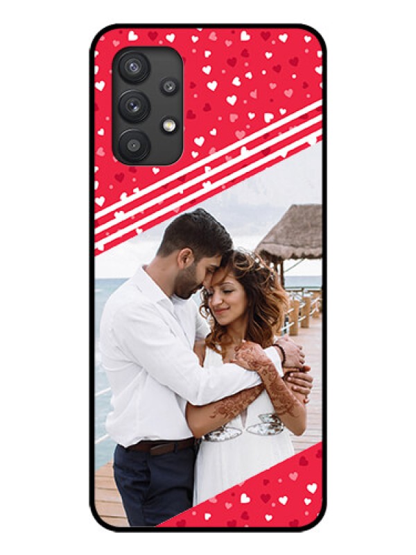 Custom Galaxy M32 5G Custom Glass Mobile Case - Valentines Gift Design