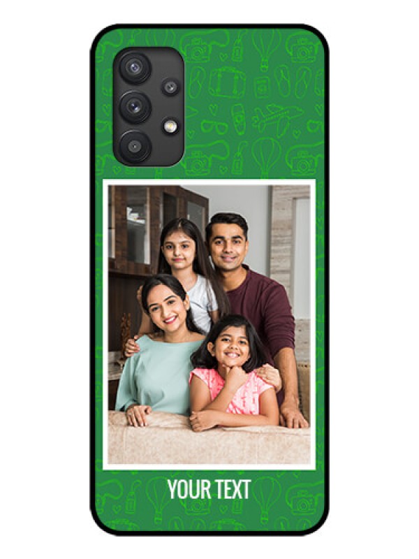Custom Galaxy M32 5G Personalized Glass Phone Case - Picture Upload Design