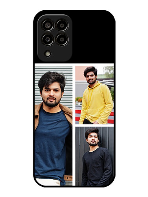 Custom Galaxy m33-5g 5G Photo Printing on Glass Case - Upload Multiple Picture Design