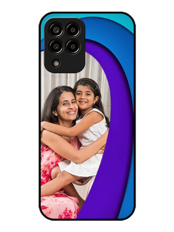 Custom Galaxy m33-5g 5G Photo Printing on Glass Case - Simple Pattern Design