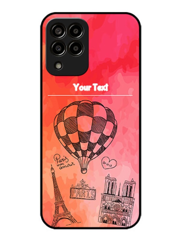 Custom Galaxy m33-5g 5G Custom Glass Phone Case - Paris Theme Design