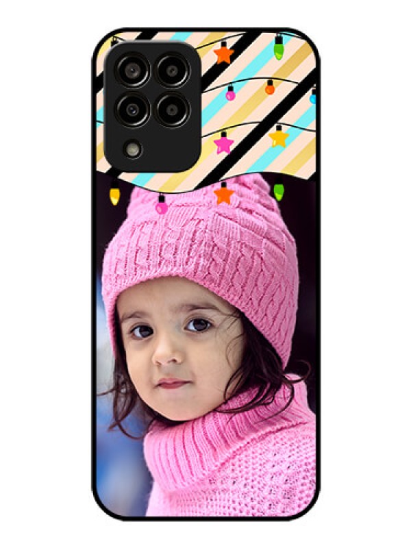 Custom Galaxy m33-5g 5G Custom Glass Mobile Case - Lights Hanging Design