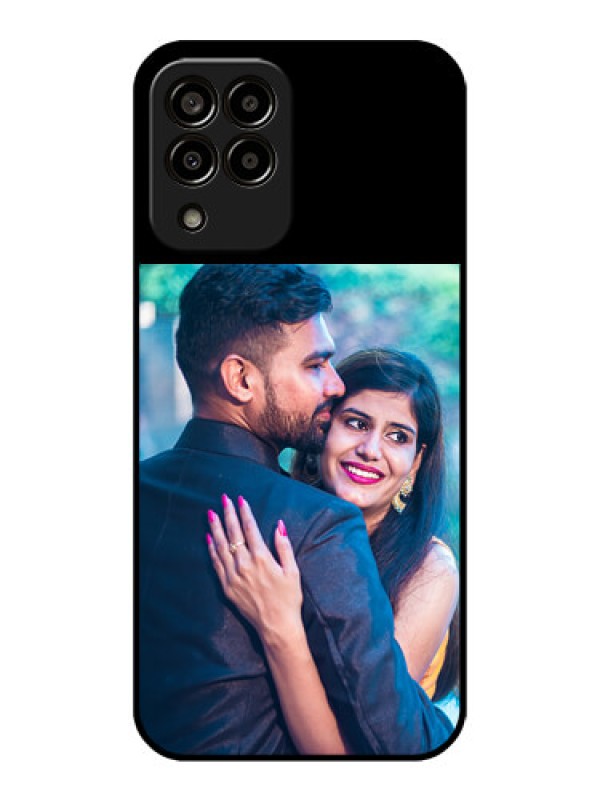 Custom Galaxy M33 5G Custom Glass Phone Case - Upload Full Picture With Custom Color Design