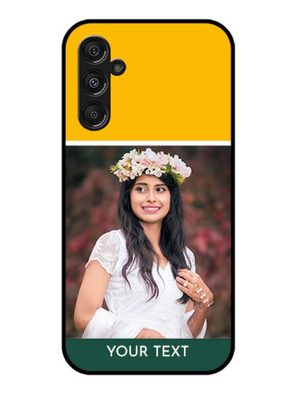Custom Samsung Galaxy M34 5G Photo Printing on Glass Case - Love You Design