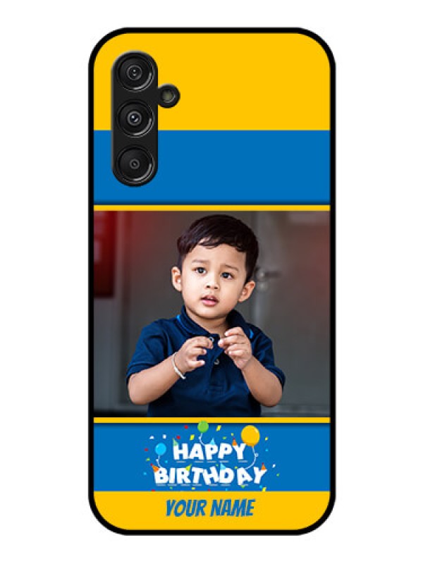 Custom Samsung Galaxy M34 5G Custom Glass Mobile Case - Birthday Wishes Design