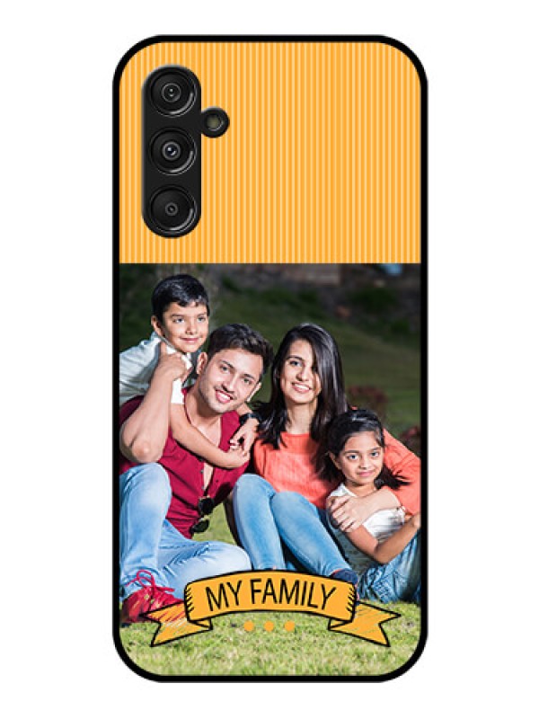 Custom Samsung Galaxy M34 5G Custom Glass Phone Case - My Family Design