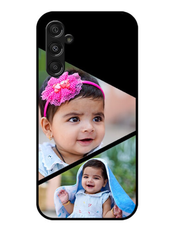 Custom Samsung Galaxy M34 5G Custom Glass Phone Case - Semi Cut Design