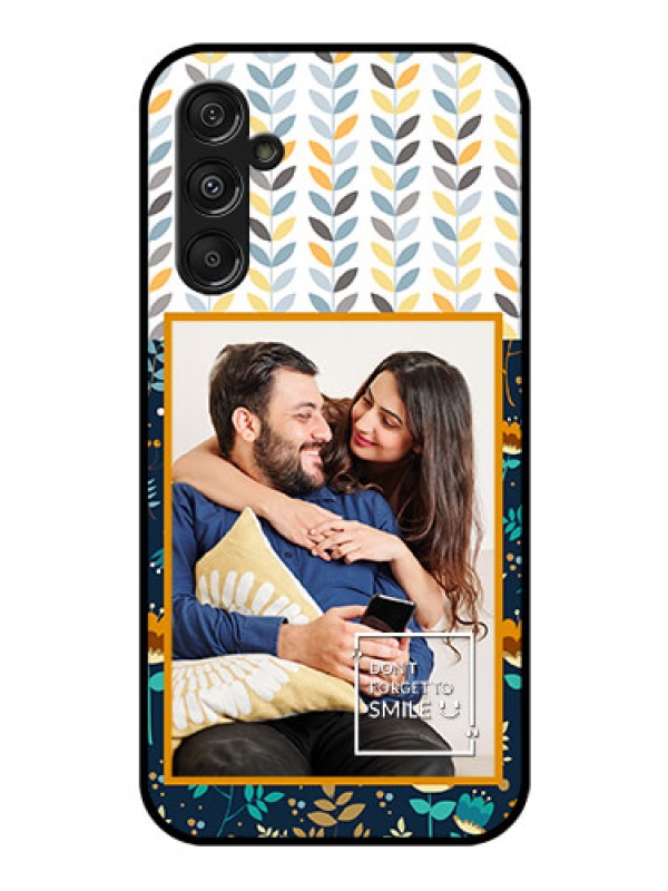 Custom Samsung Galaxy M34 5G Custom Glass Mobile Case - Pattern Design