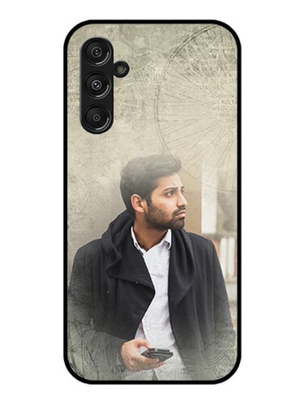 Custom Samsung Galaxy M34 5G Custom Glass Phone Case - with vintage design