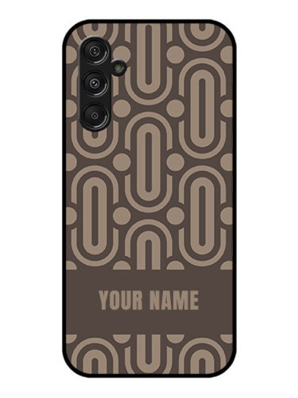 Custom Samsung Galaxy M34 5G Custom Glass Phone Case - Captivating Zero Pattern Design