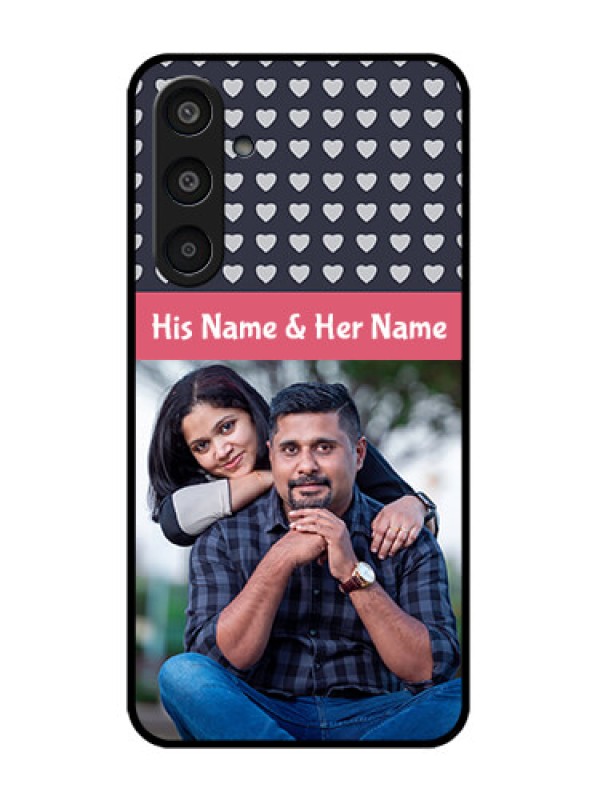 Custom Samsung Galaxy M35 5G Custom Glass Phone CaseLove Symbols Design