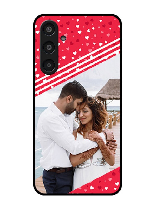 Custom Samsung Galaxy M35 5G Custom Glass Phone CaseValentines Gift Design