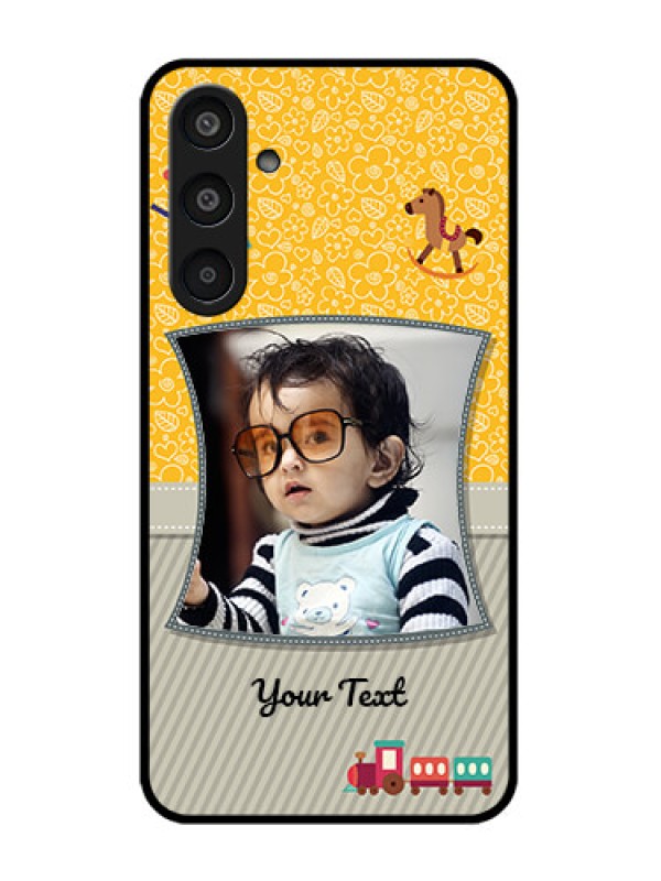 Custom Samsung Galaxy M35 5G Custom Glass Phone CaseBaby Picture Upload Design