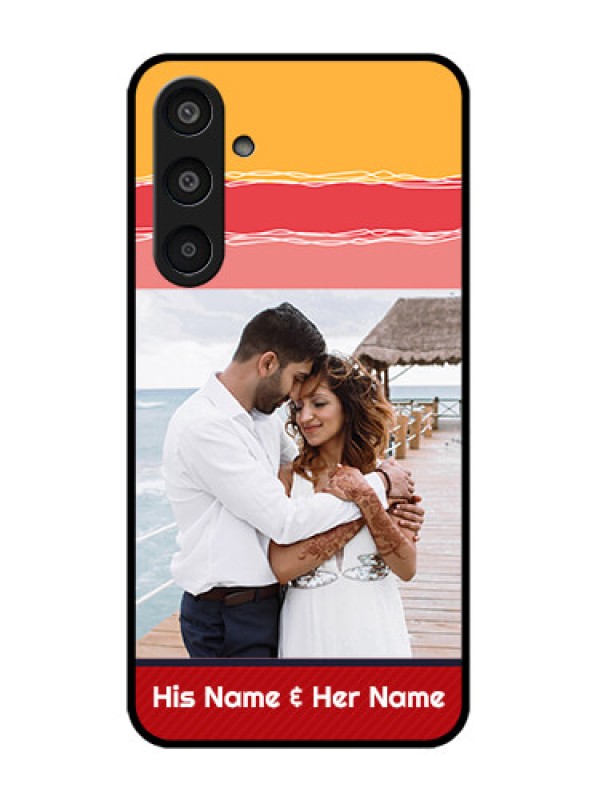 Custom Samsung Galaxy M35 5G Custom Glass Phone CaseColorful Case Design