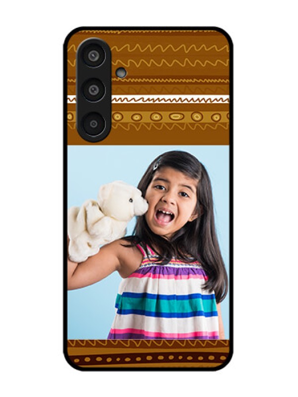 Custom Samsung Galaxy M35 5G Custom Glass Phone CaseFriends Picture Upload Design