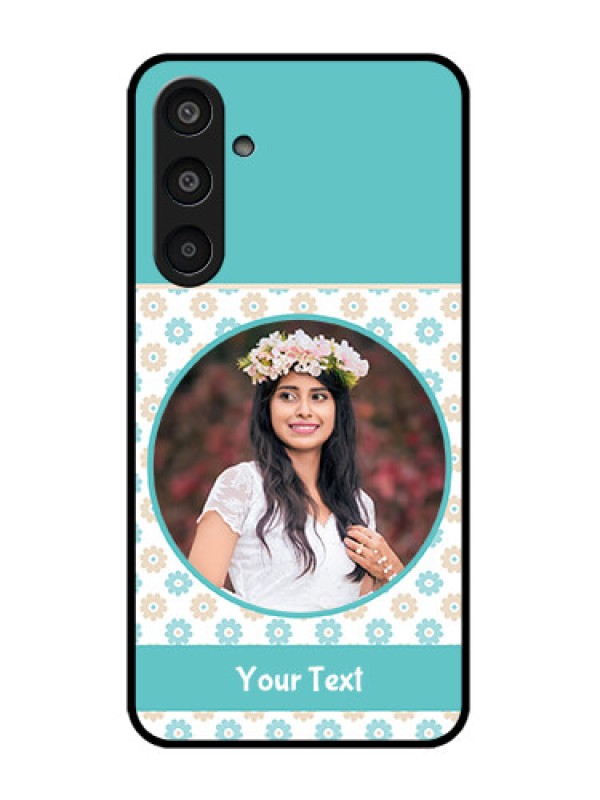 Custom Samsung Galaxy M35 5G Custom Glass Phone CaseBeautiful Flowers Design