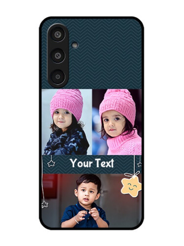 Custom Samsung Galaxy M35 5G Custom Glass Phone CaseHanging Stars Design