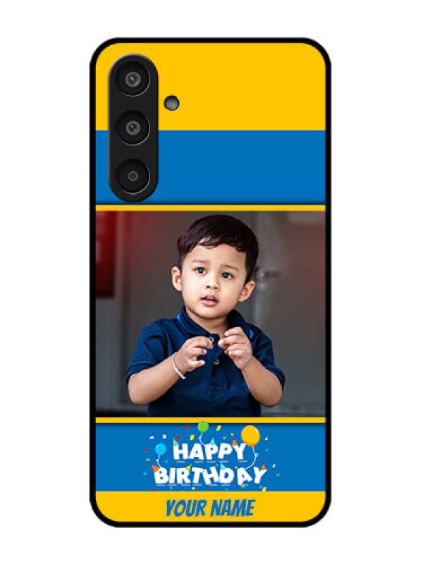 Custom Samsung Galaxy M35 5G Custom Glass Phone CaseBirthday Wishes Design