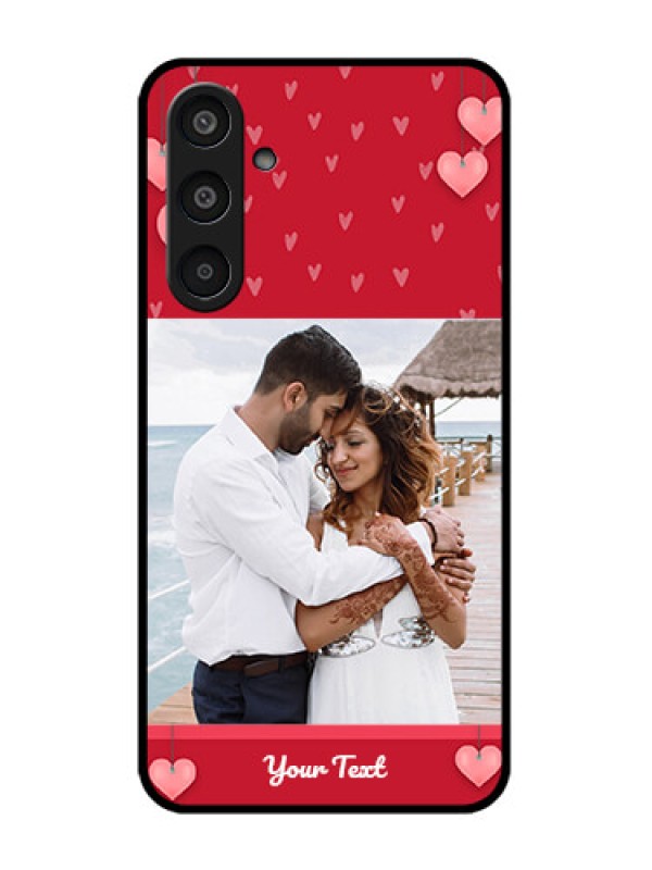 Custom Samsung Galaxy M35 5G Custom Glass Phone CaseValentines Day Design