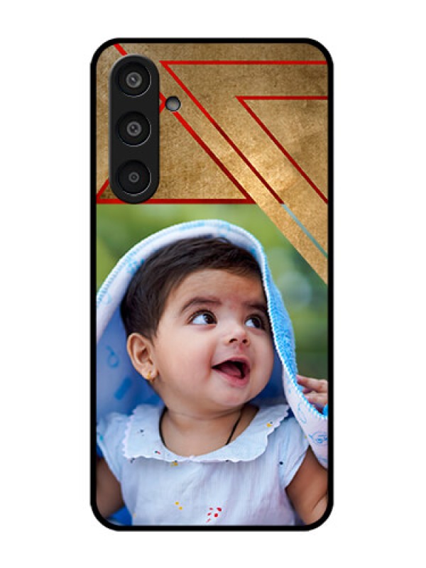 Custom Samsung Galaxy M35 5G Custom Glass Phone CaseGradient Abstract Texture Design