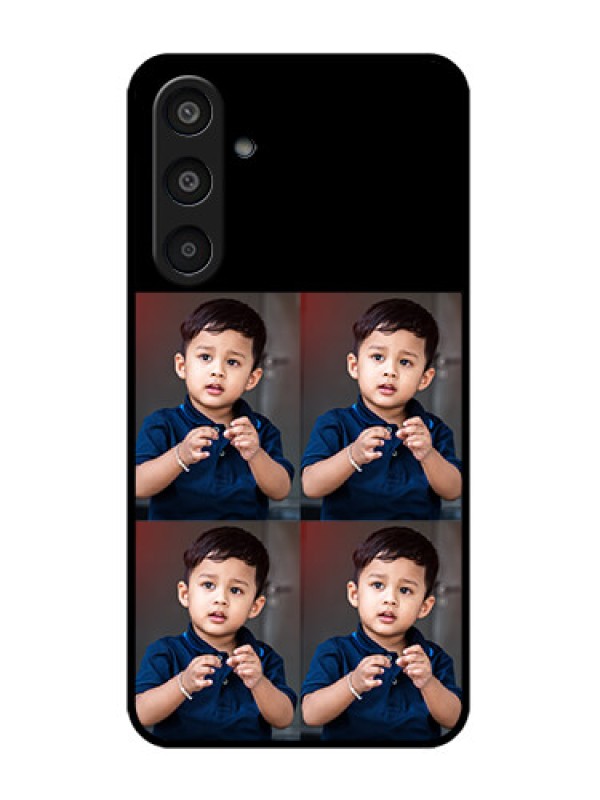 Custom Samsung Galaxy M35 5G Custom Glass Phone Case4 Image Holder Design