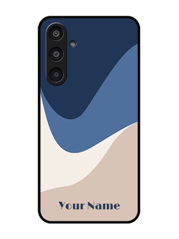Custom Samsung Galaxy M35 5G Custom Glass Phone CaseAbstract Drip Art Design
