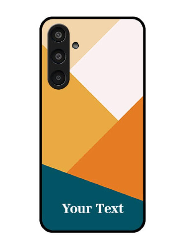 Custom Samsung Galaxy M35 5G Custom Glass Phone CaseStacked Multi - Colour Design