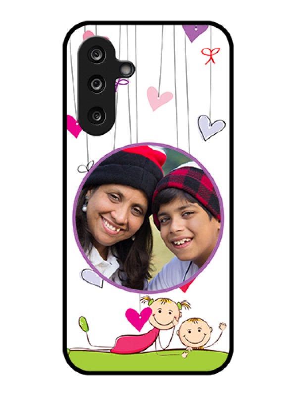 Custom Samsung Galaxy M36 5G Custom Glass Phone Case - Cute Kids Phone Case Design