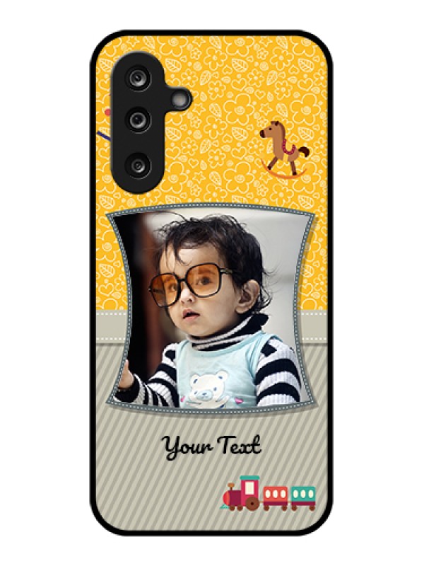 Custom Samsung Galaxy M36 5G Custom Glass Phone Case - Baby Picture Upload Design