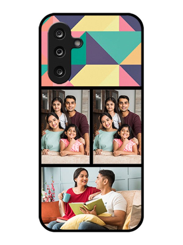 Custom Samsung Galaxy M36 5G Custom Glass Phone Case - Bulk Pic Upload Design
