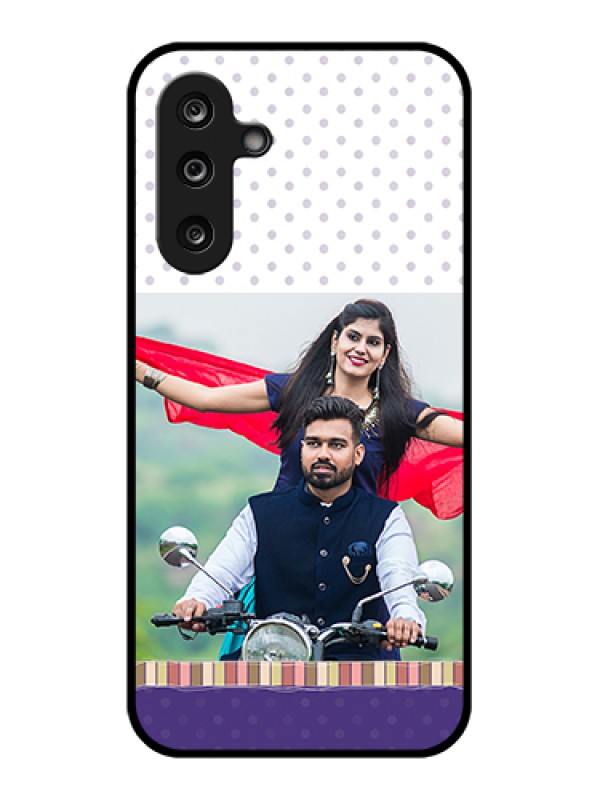 Custom Samsung Galaxy M36 5G Custom Glass Phone Case - Cute Family Design