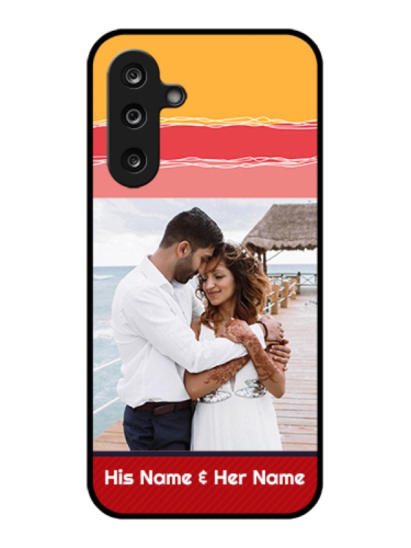 Custom Samsung Galaxy M36 5G Custom Glass Phone Case - Colorful Case Design