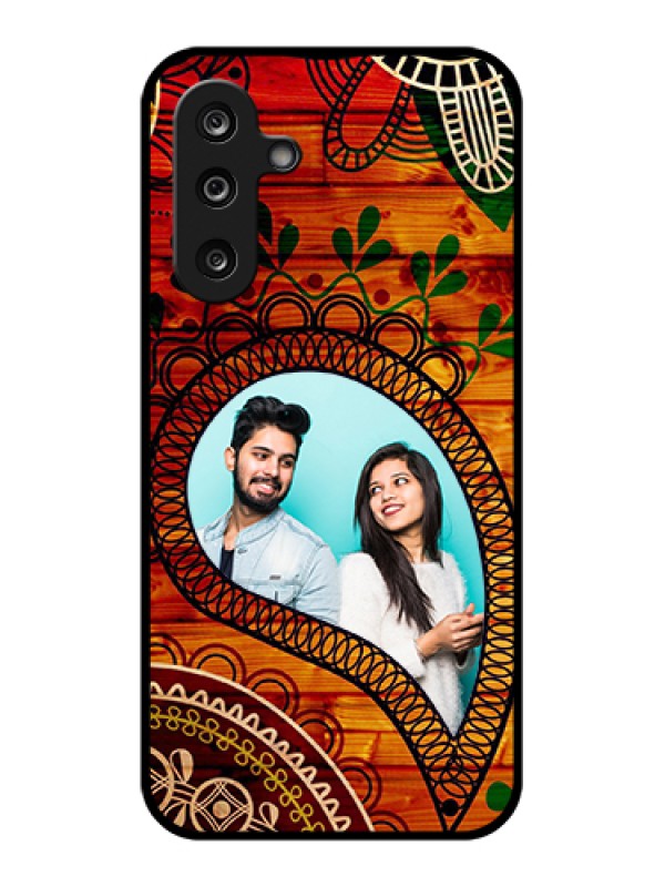 Custom Samsung Galaxy M36 5G Custom Glass Phone Case - Abstract Colorful Design