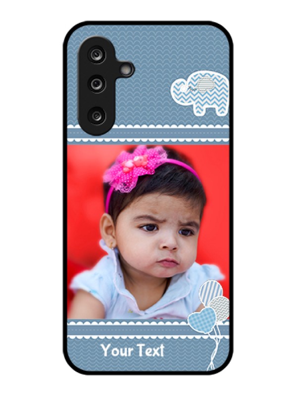 Custom Samsung Galaxy M36 5G Custom Glass Phone Case - With Kids Pattern Design