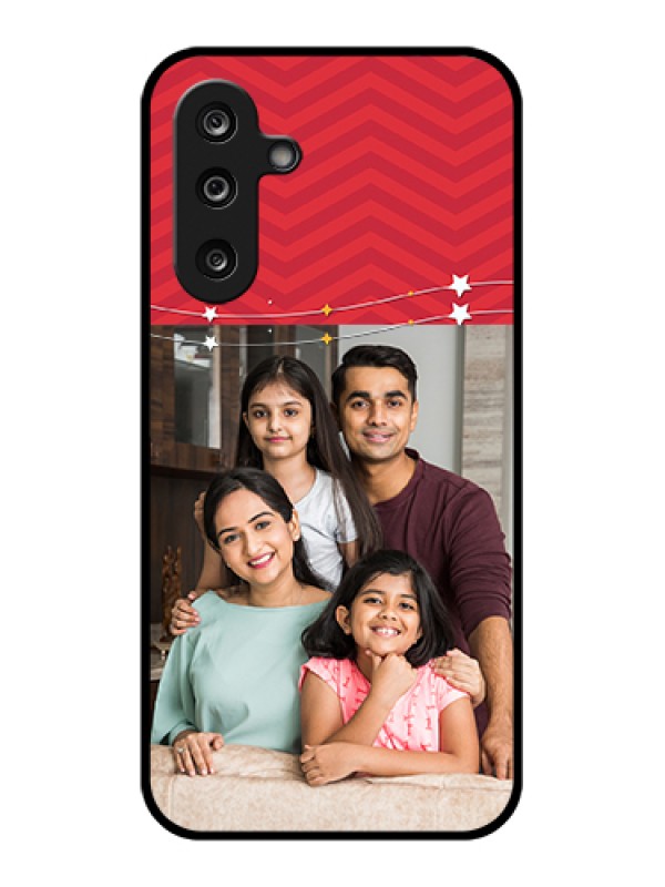 Custom Samsung Galaxy M36 5G Custom Glass Phone Case - Happy Family Design
