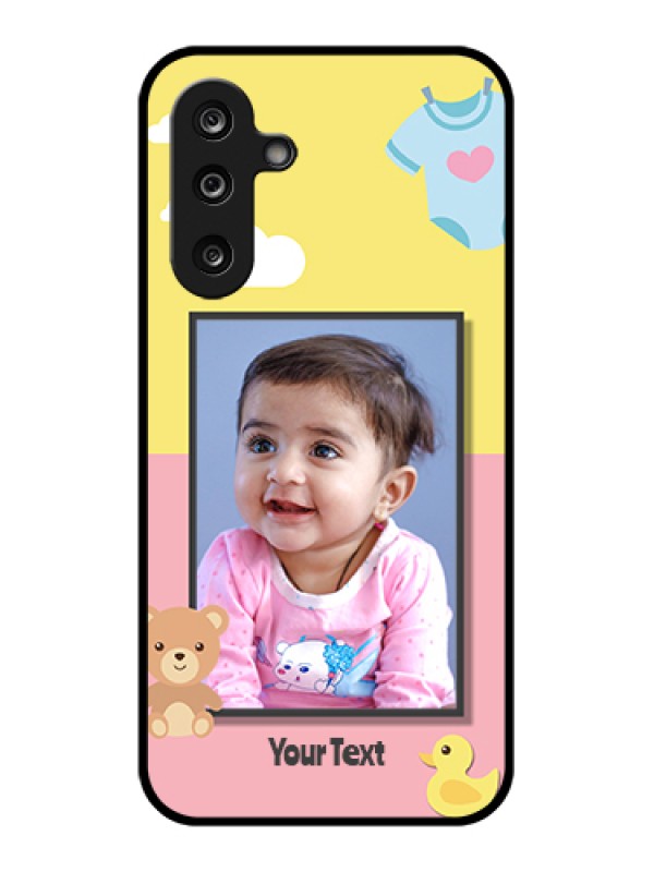 Custom Samsung Galaxy M36 5G Custom Glass Phone Case - Kids 2 Color Design