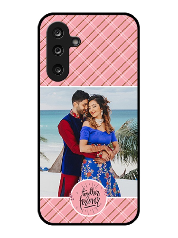 Custom Samsung Galaxy M36 5G Custom Glass Phone Case - Together Forever Design