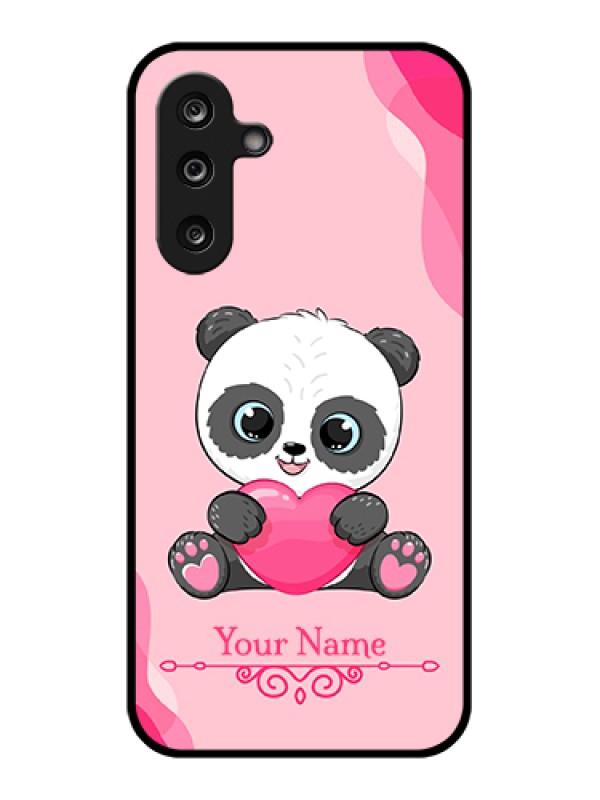 Custom Samsung Galaxy M36 5G Custom Glass Phone Case - Cute Panda Design